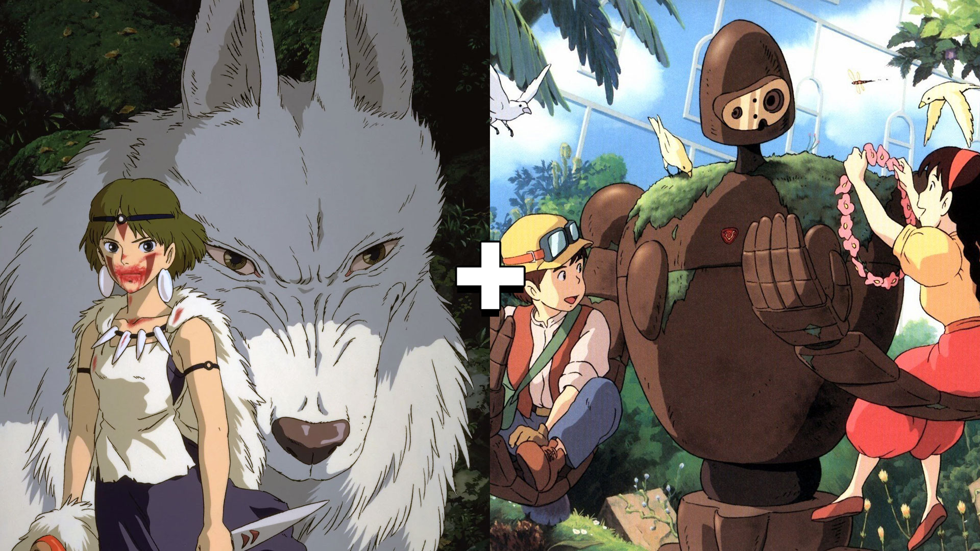 Princess Mononoke + Laputa: Castle in the Sky